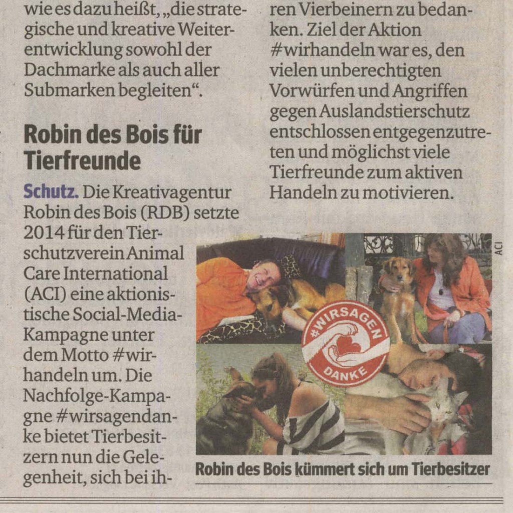 Kurier_03062015_RDB-Kampagne