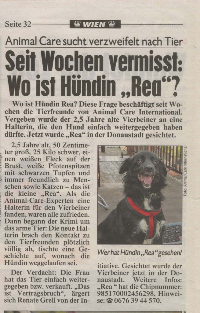 Rea in der Krone