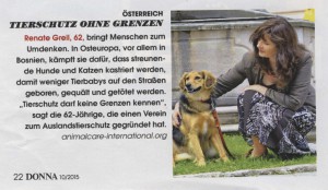 Renate Grell in der Donna