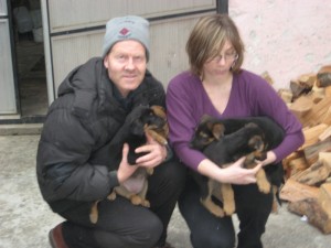 Aida, fra Tony and 5 babies